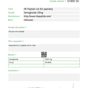 Media 'semaglutide 20mg.webp' in category 'MuscleChemistry Gallery'