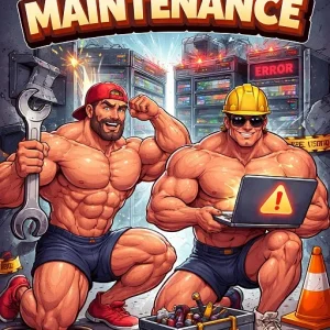 Website maintenance chaos in action.webp