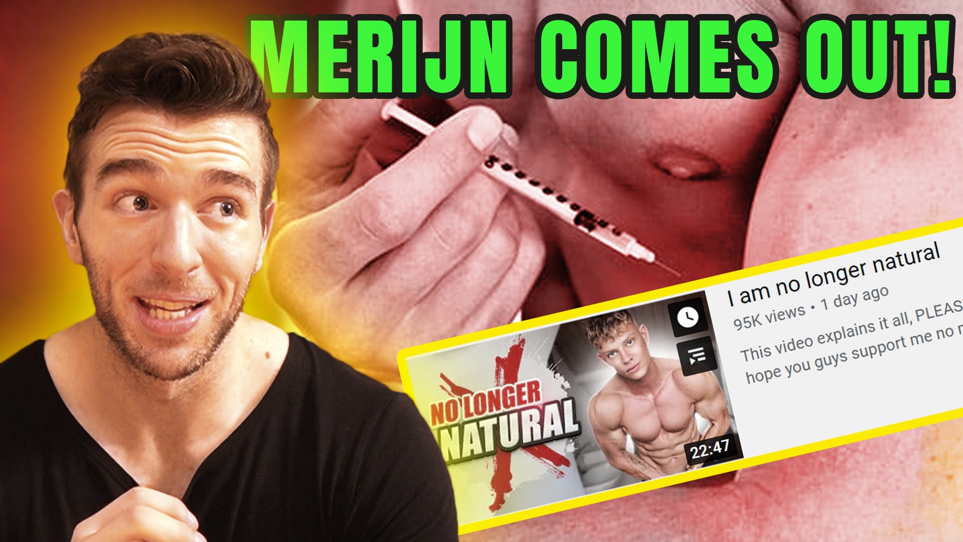 MERIJN COMES OUT | Does TRT REALLY Only Build As Much Muscle As A Natural?