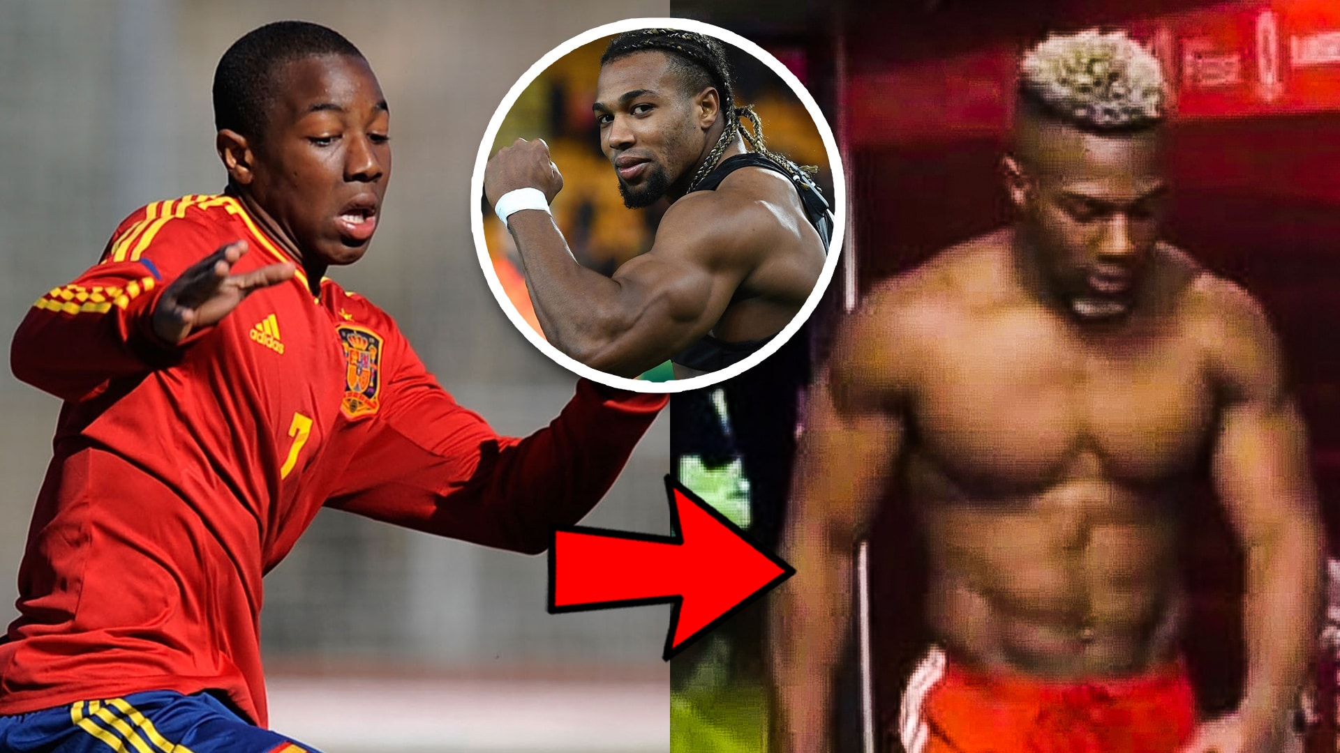 He Doesn’t Even Lift And Still Gained This Much Muscle!? – Adama Traoré Natty Or Not