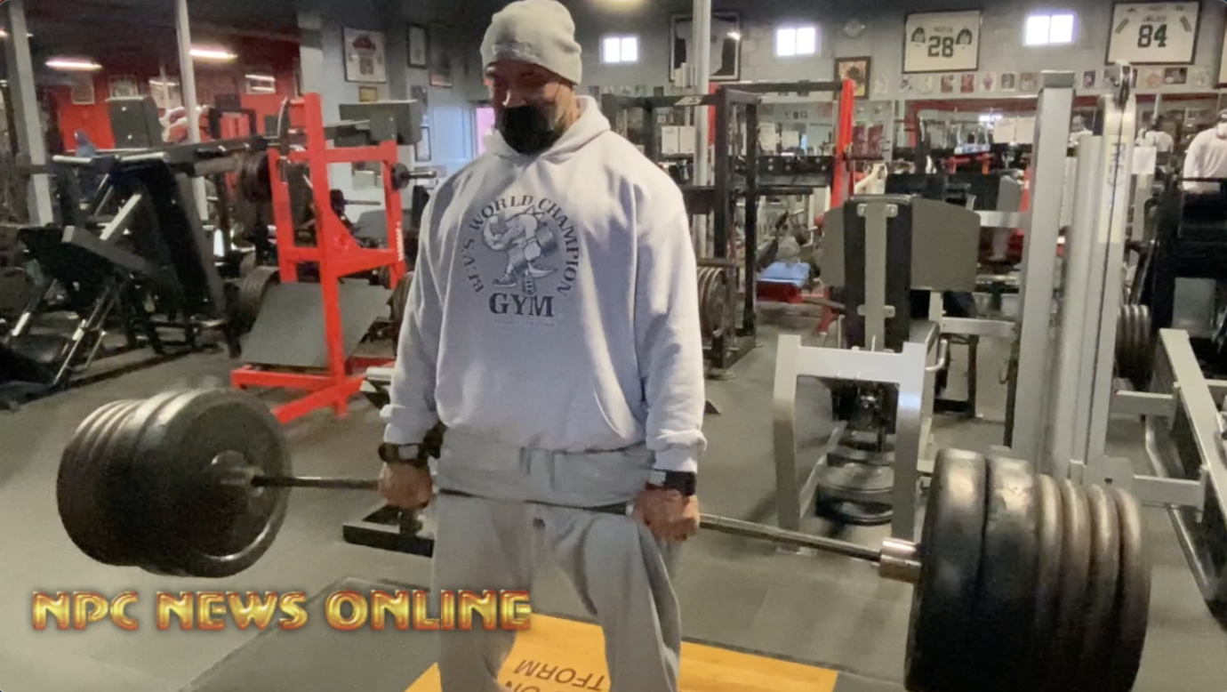 IFBB Pro League Bodybuilder Juan Morel doing 600lb Deadlift Video