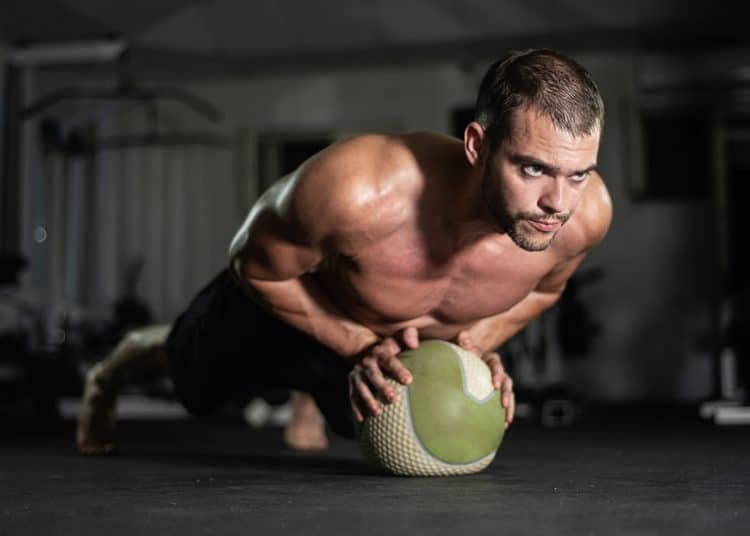 Medicine Ball Push Ups