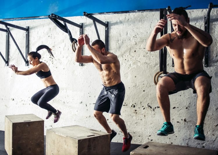 Box Jumps As A Group