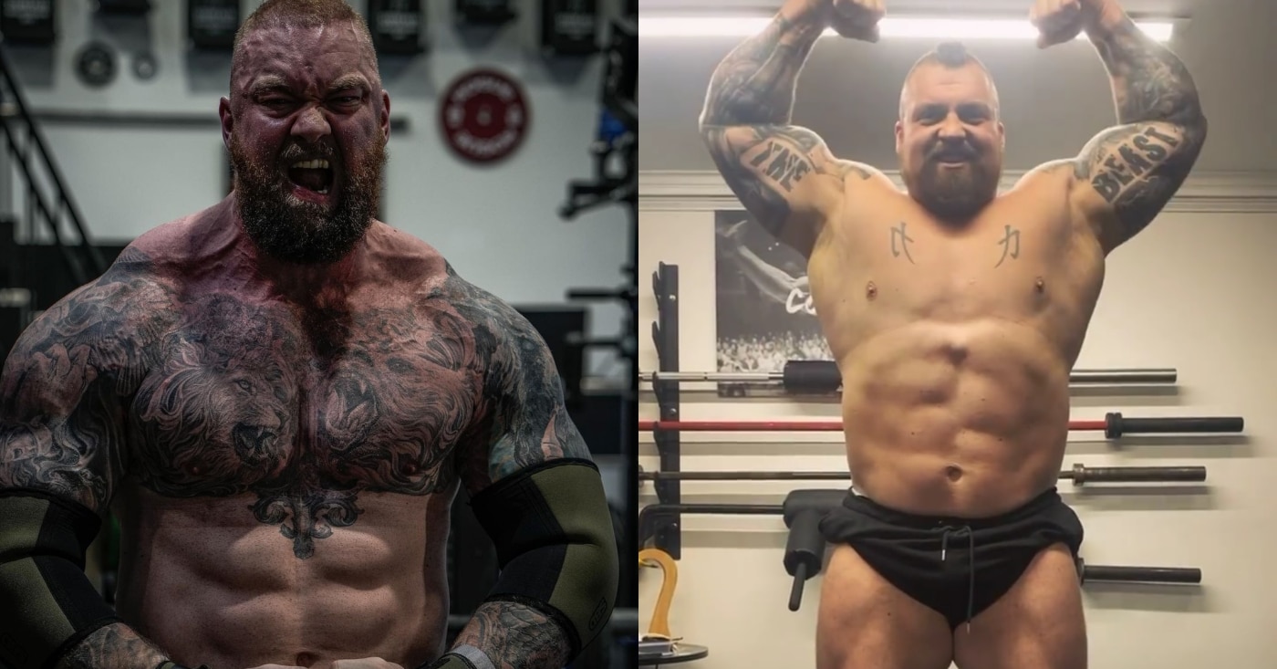 Hafthor Bjornsson vs Eddie Hall: Both Men Look Ripped As Boxing Match Draws Closer