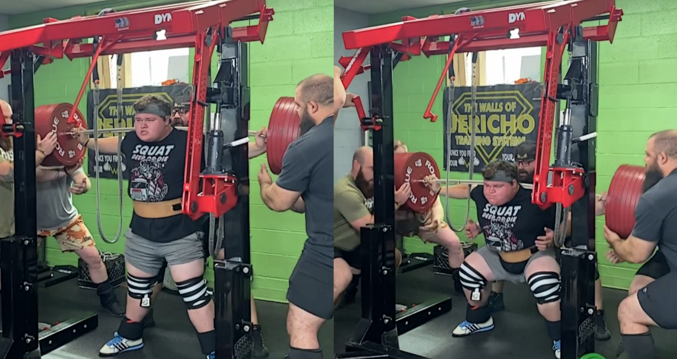 18 Year Old Jackson Powell Shows Insane Strength With 925lb Squat Double