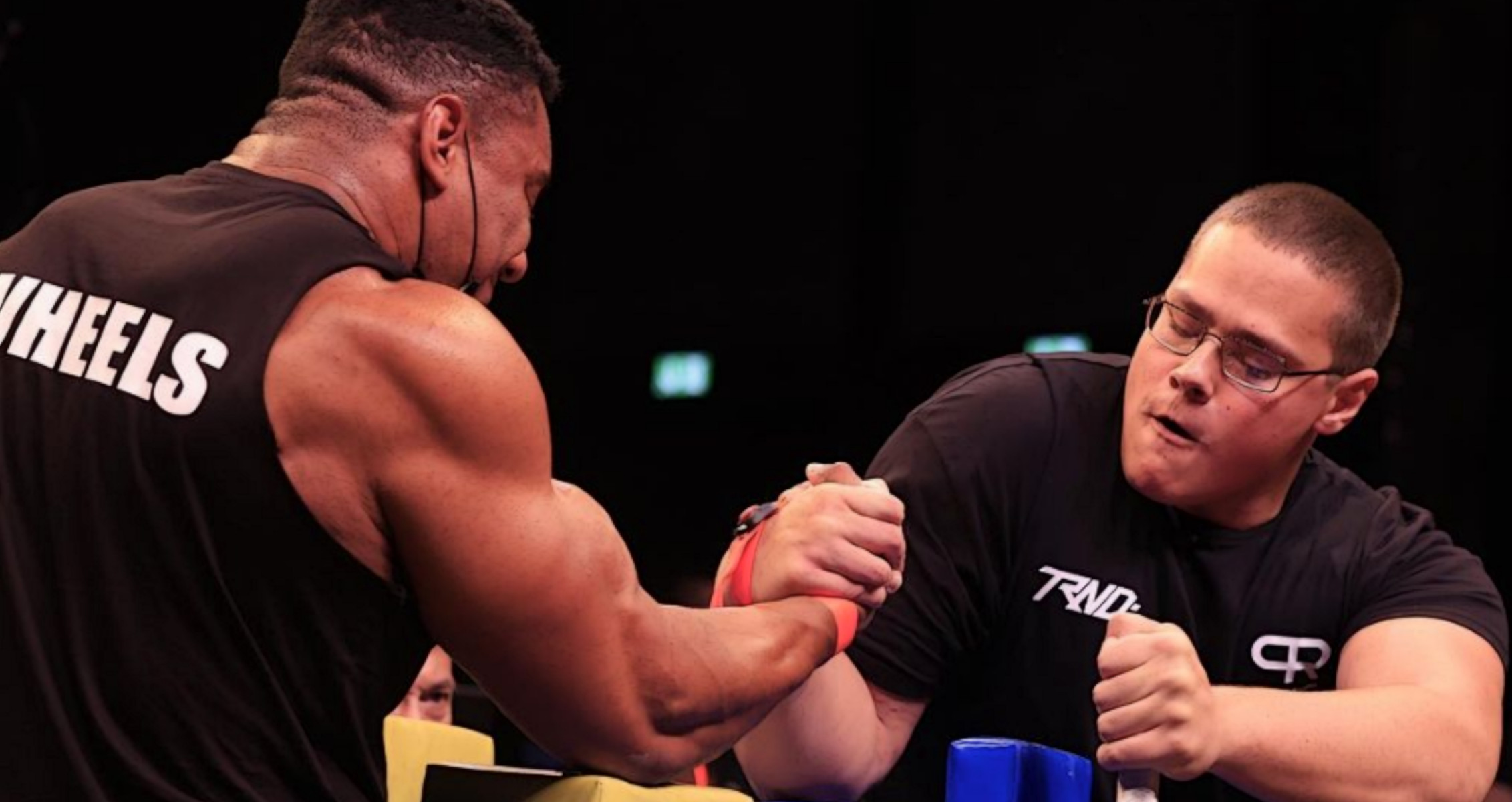 Taken to School: Larry Wheels is Defeated by Schoolboy in Arm Wrestling Match