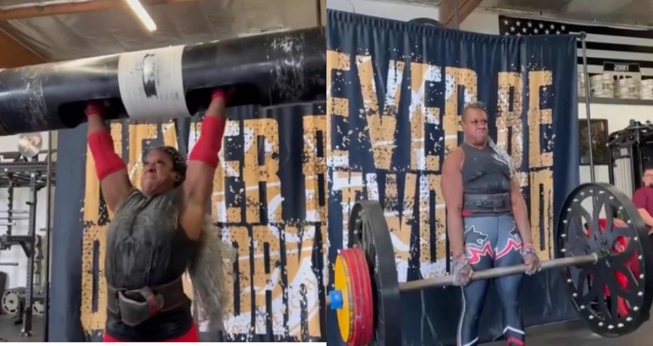 Nadia Stowers Sets World Record In Log Press And Axle Deadlift