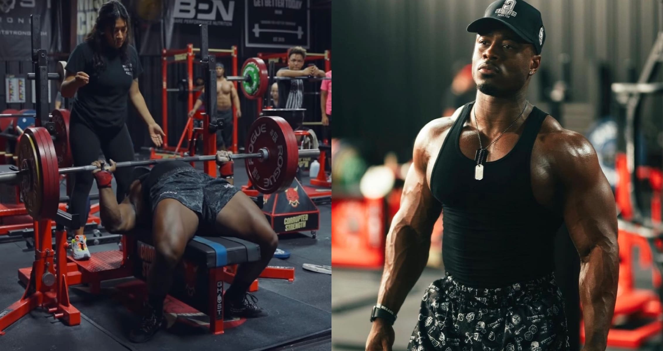 WATCH: Russell Orhii Completes PR Bench Press Of 446 Pounds