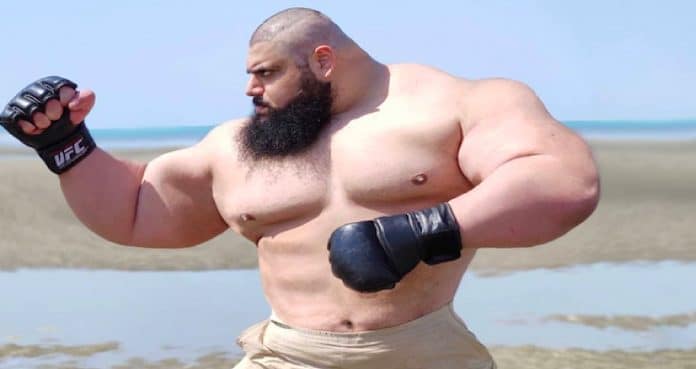 Watch Iranian Hulk Fight Group Of Men In Preparation For Martyn Ford Boxing Match