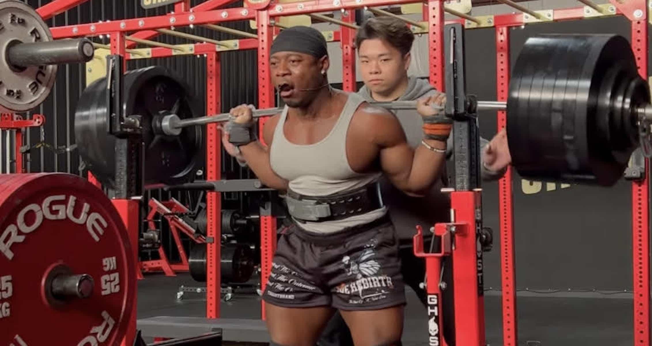 Russel Orhii Sets New Squat PR And Unofficial World Record With 755-Pound Lift