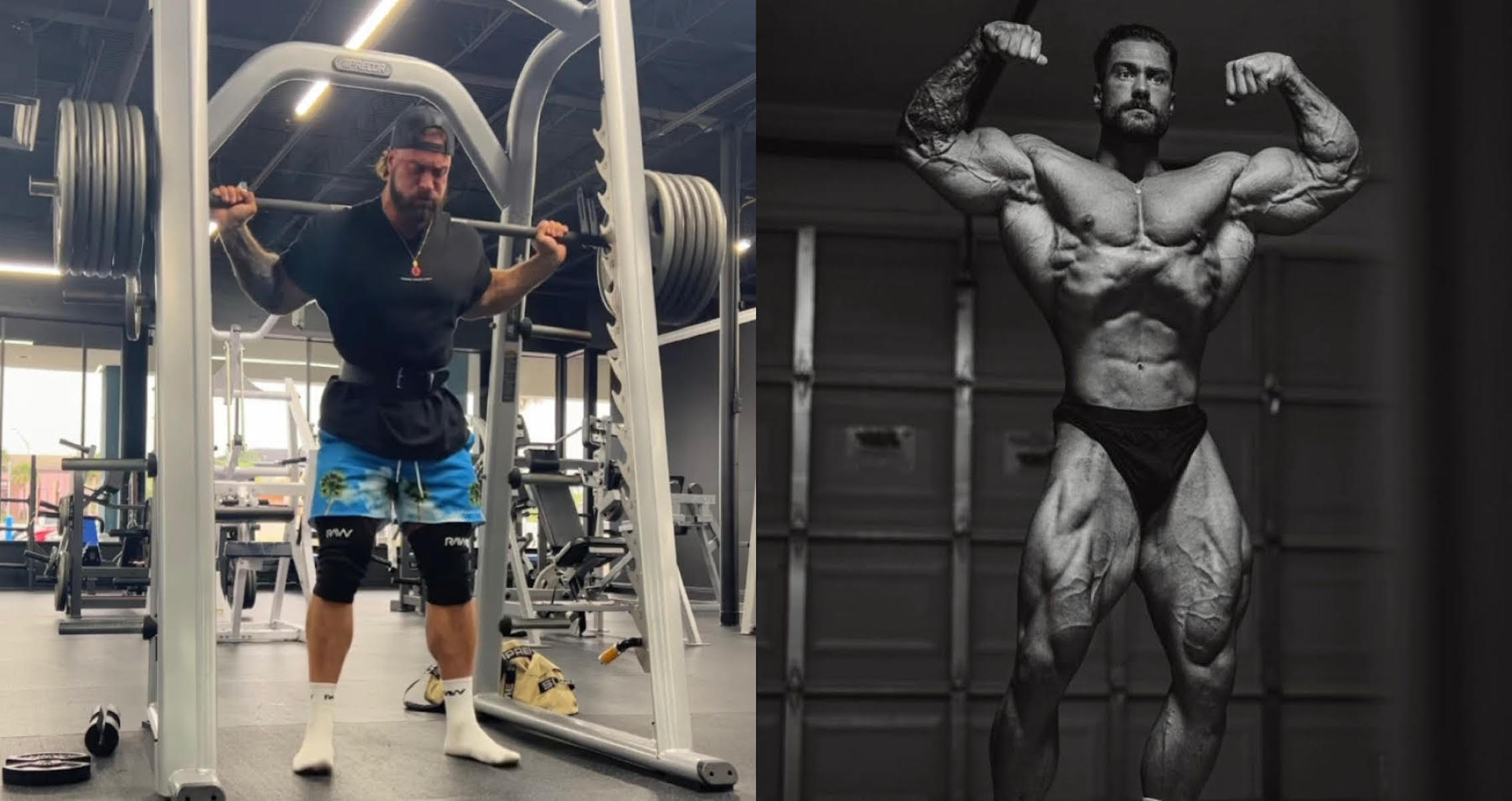 Chris Bumstead Attacks Leg Day With 585-Pound Squats For Six Reps