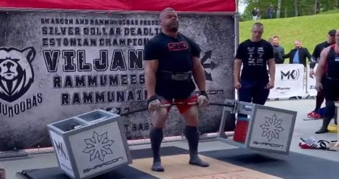 Rauno Heinla Sets Silver Dollar Deadlift World Record With 1,278.7-Pound Lift