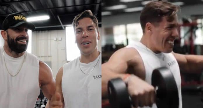 Joseph Baena Shares What Started His “Addiction To The Gym” During Workout With Bradley Martyn