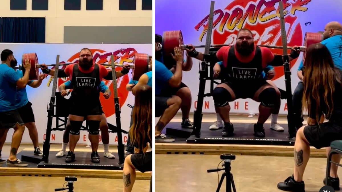 Powerlifter Dan Bell Suffers Injury After a Massive 425-kg (937-lb) Raw Squat