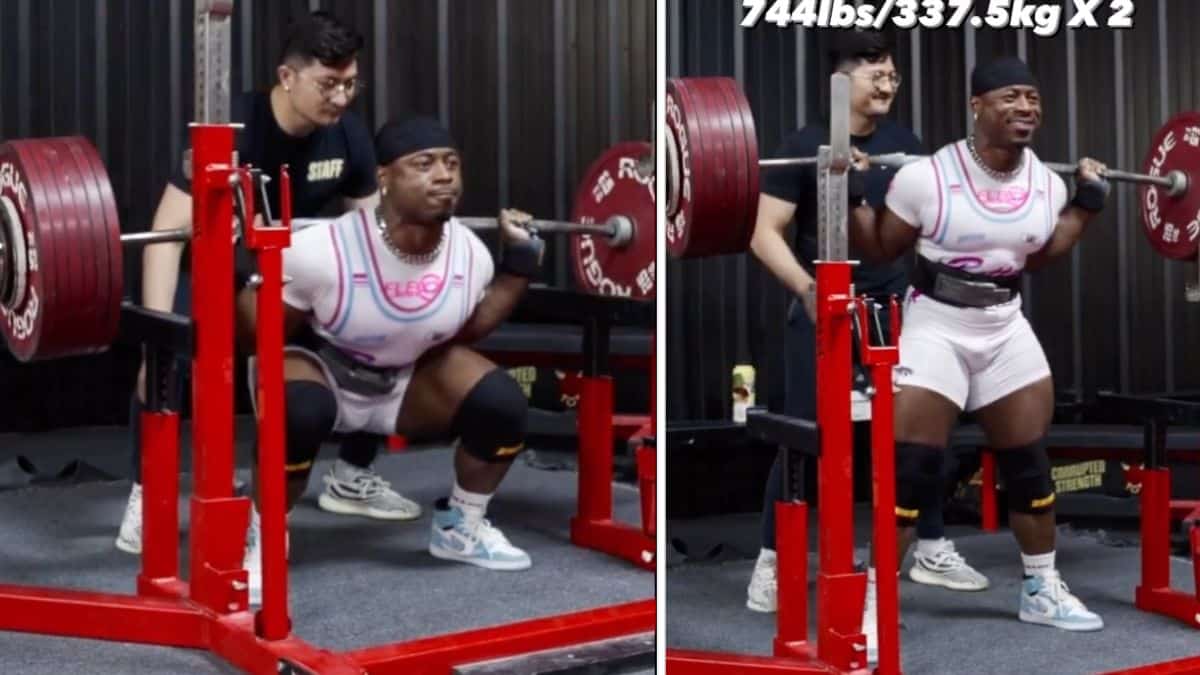 Powerlifter Russel Orhii Scores a Huge 337.5-kg (744-lb) Raw Squat Two-Rep PR