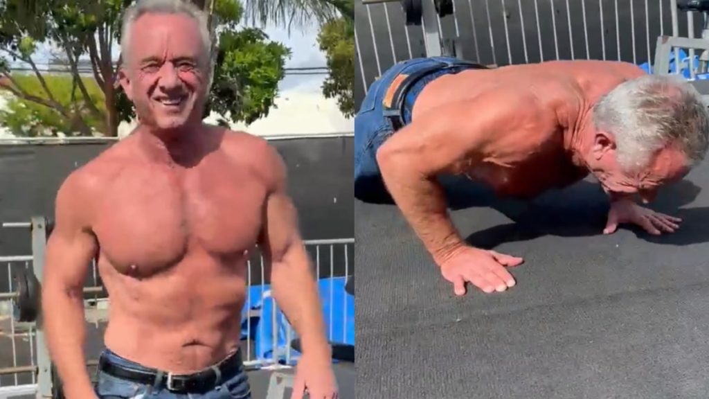 69-yo Robert F. Kennedy Jr. Goes Viral With Jacked Shirtless Workout ...