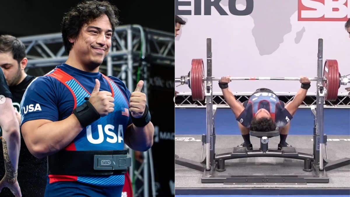 Jonathan Cayco (93KG) Secures Bench Press & Total World Records at 2023 IPF World Classic Open Powerlifting Championships