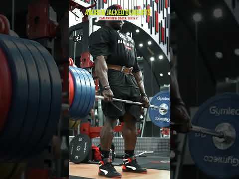 ANDREW JACKED’S DEADLIFTS 7 WEEKS OUT OF THE OLYMPIA 2023 #bodybuilding #mrolympia #fitness