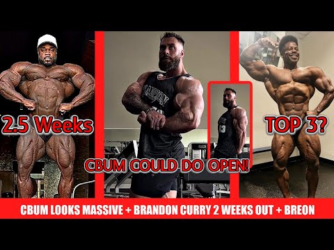 Chris Bumstead Looks Like an Open Bodybuilder! + Brandon Curry 2 Weeks Out + Breon Back in Top 3?