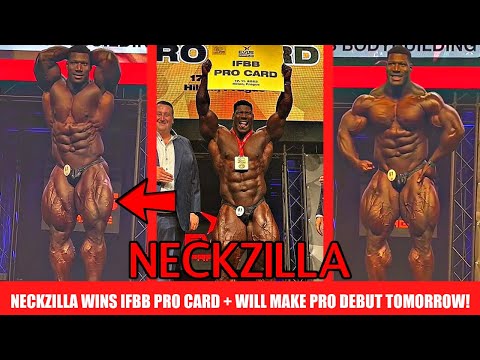 NECKZILLA Wins IFBB Pro Card and Says He’s Coming for Samson TOMORROW + MD Magazine Shuts Down