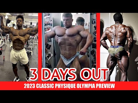 2023 Classic Physique Olympia Preview 3 Days Out: Urs, Breon, Ruff Diesel, and More