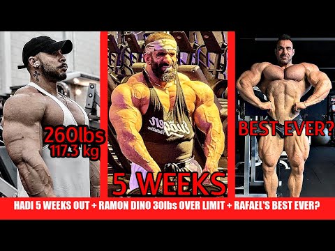 Hadi Choopan 5 Weeks Out + Ramon Dino 30lbs Above Classic Limit!? + Rafael Brandao at his Best Ever