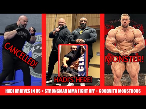 Hadi Choopan Arrives in USA for Arnold Ohio + World’s Strongest MMA Fight Canceled +GOODVITO 8 Weeks