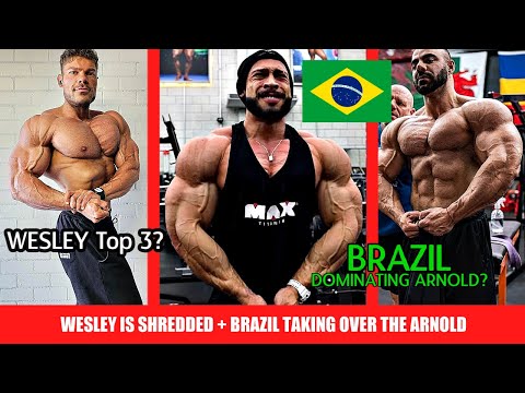 Brazil Dominating the Arnold? + Ramon Looks INSANE + Wesley Top 3? + Hadi squatting 7 Plates