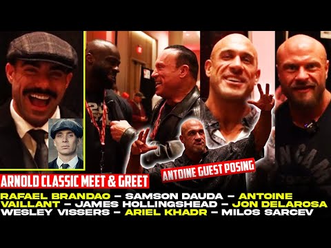 ?MAYHEM AT MEET THE ARNOLD ATHLETES! Brandao GUARANTEES Win, Antoine Poses!