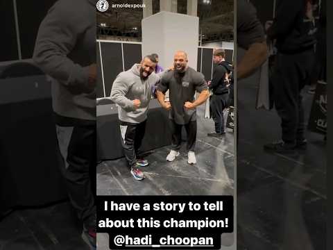 Incredible gesture by Hadi choopan at Arnold Expo 2024