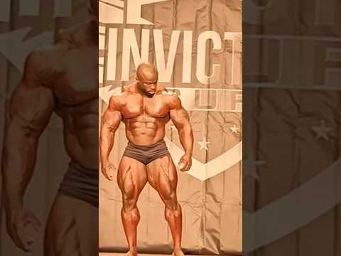 Samson Dauda guest posing in Munich 2024 , Post Arnold Classic 2024