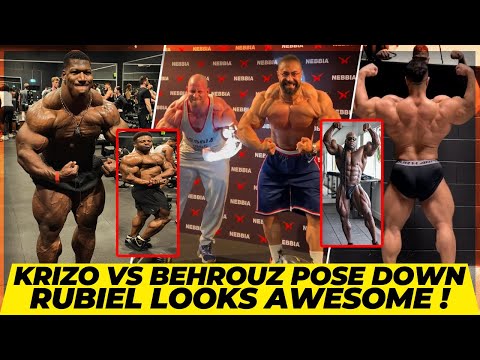 Michal Krizo vs Behrouz Tabani pose down + Neckzilla looks insane + Hassan going for Toronto + Kai