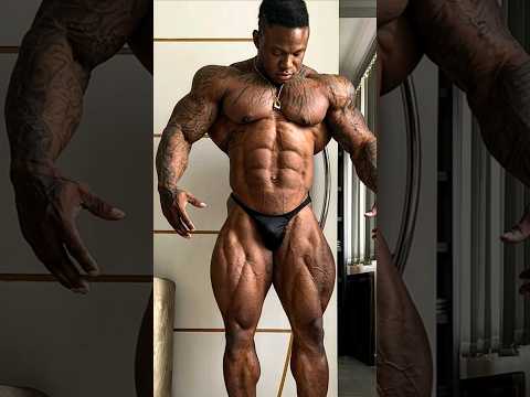 Tonio Burton is bringing the heat at Arnold Brazil 2024 , looking Diced